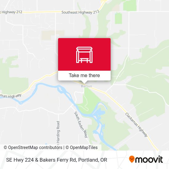 SE Hwy 224 & Bakers Ferry Rd map