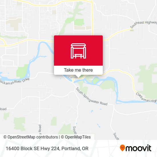 16400 Block SE Hwy 224 map