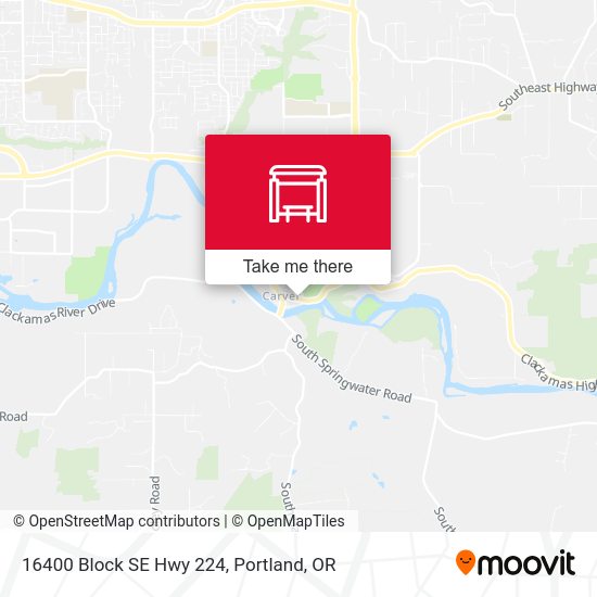 16400 Block SE Hwy 224 map