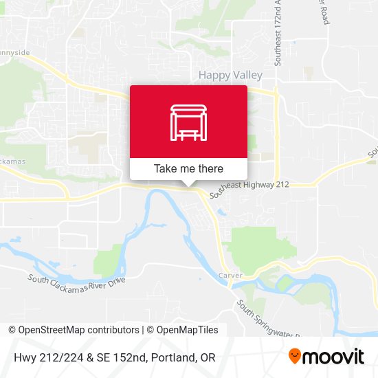 Mapa de Hwy 212/224 & SE 152nd