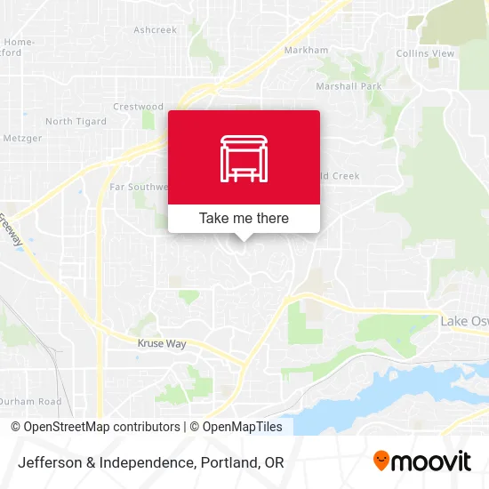 Jefferson & Independence map