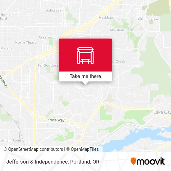 Jefferson & Independence map