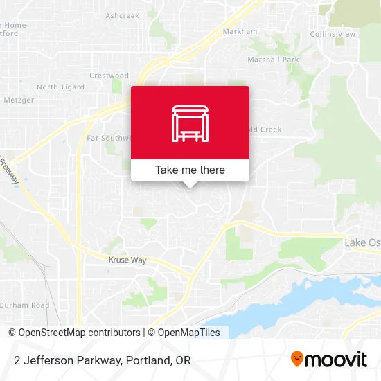 Mapa de 2 Jefferson Parkway