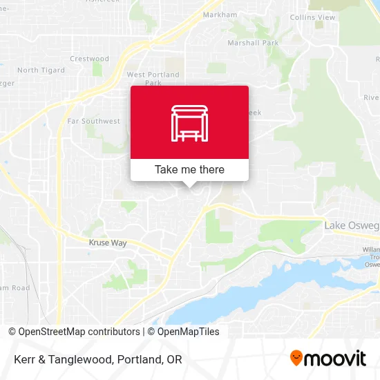 Kerr & Tanglewood map