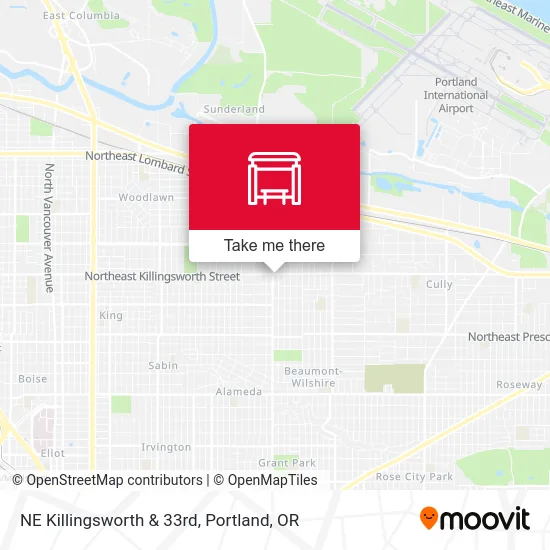 Mapa de NE Killingsworth & 33rd