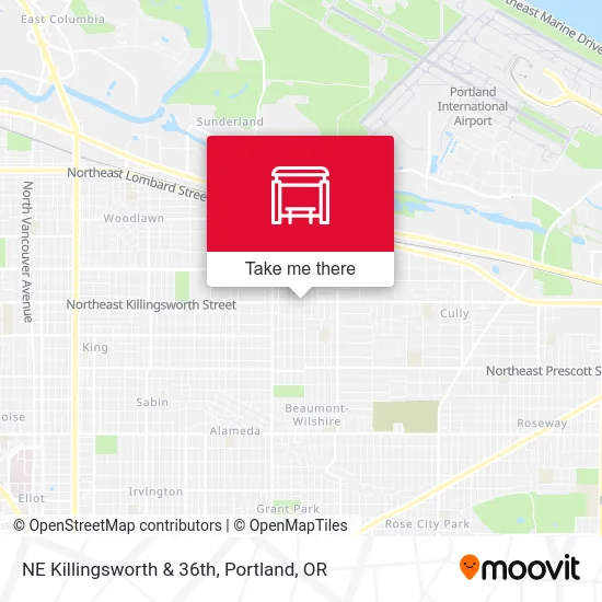 Mapa de NE Killingsworth & 36th
