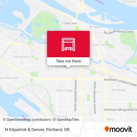 N Kilpatrick & Denver map