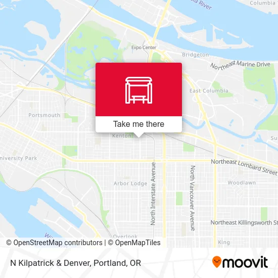 N Kilpatrick & Denver map