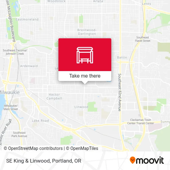 Mapa de SE King & Linwood