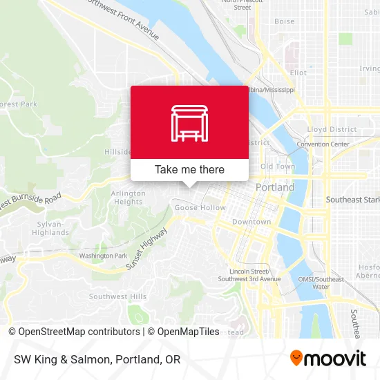 Mapa de SW King & Salmon
