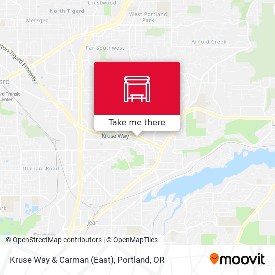 Kruse Way & Carman (East) map