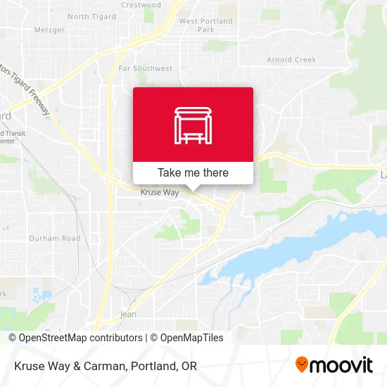 Kruse Way & Carman map