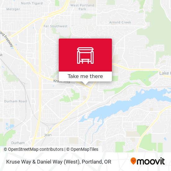 Kruse Way & Daniel Way (West) map