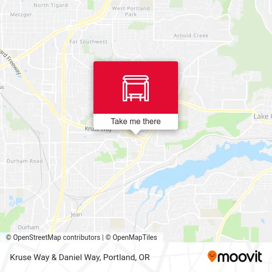 Mapa de Kruse Way & Daniel Way