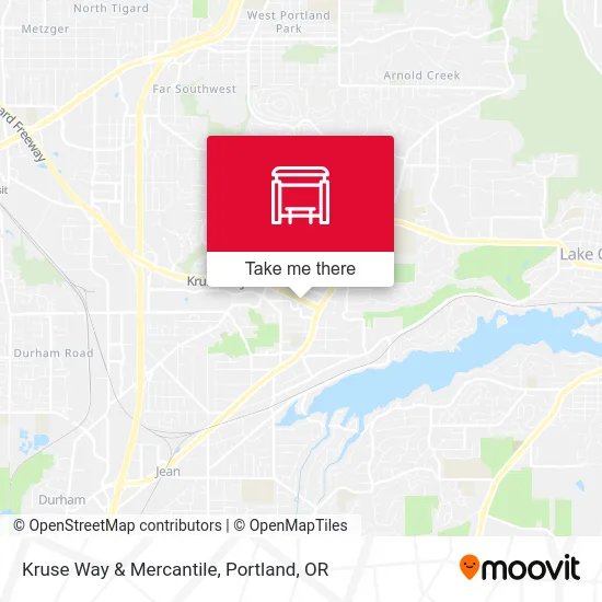 Kruse Way & Mercantile map