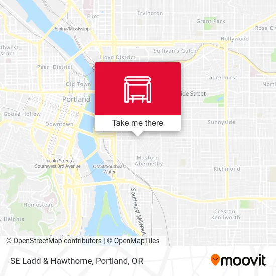 Mapa de SE Ladd & Hawthorne