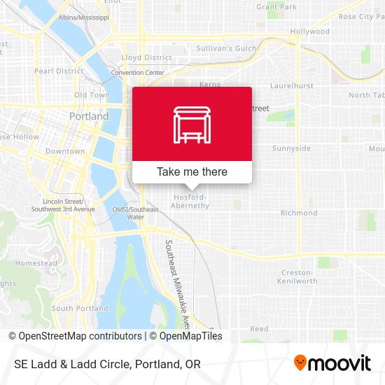 SE Ladd & Ladd Circle map