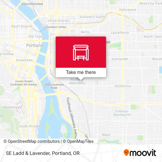 SE Ladd & Lavender map