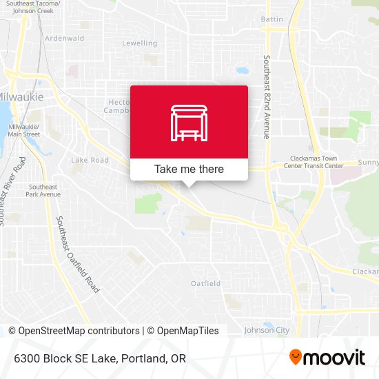 Mapa de 6300 Block SE Lake