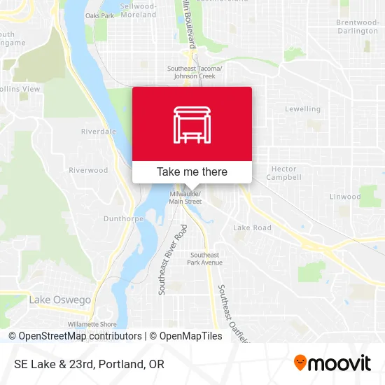 SE Lake & 23rd map