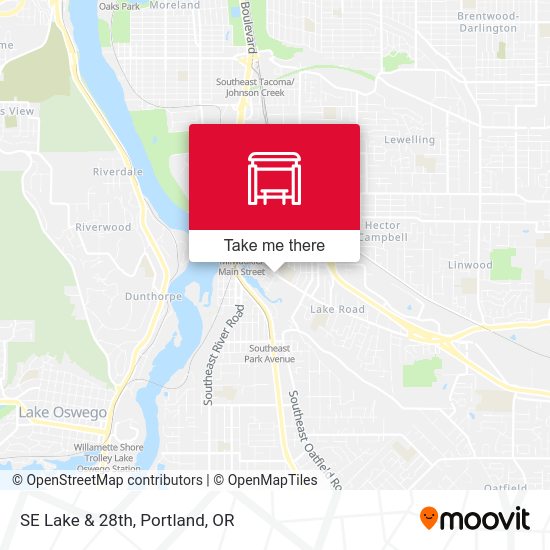 Mapa de SE Lake & 28th