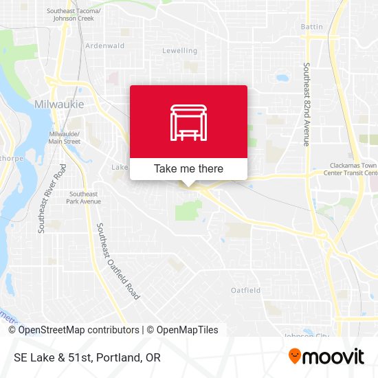SE Lake & 51st map
