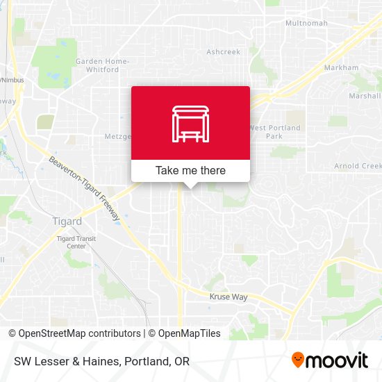 SW Lesser & Haines map