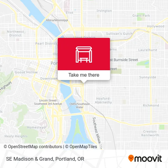 Mapa de SE Madison & Grand