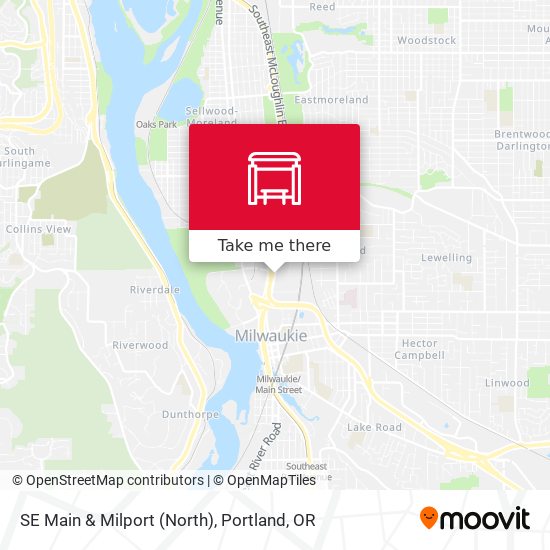 SE Main & Milport (North) map