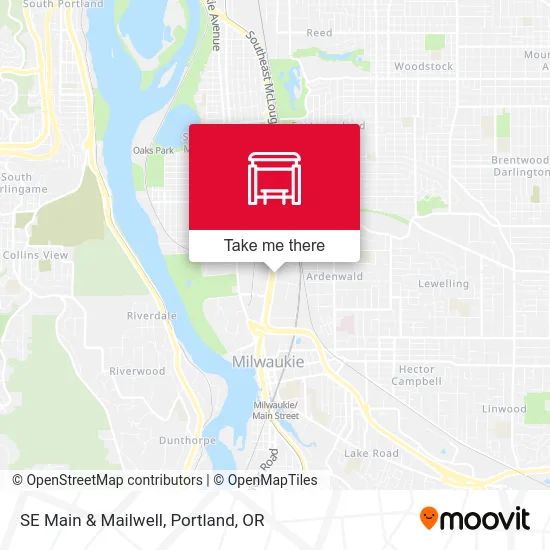 SE Main & Mailwell map