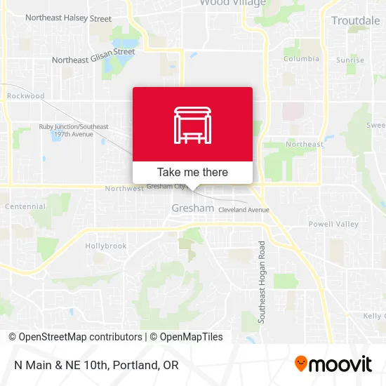 Mapa de N Main & NE 10th