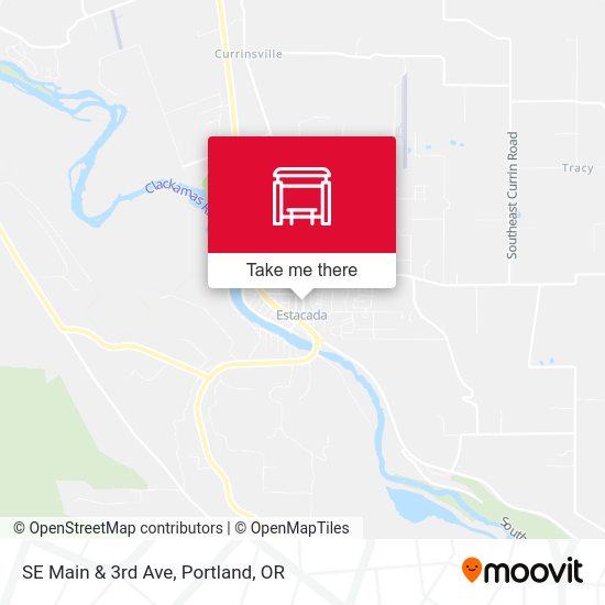 SE Main & 3rd Ave map