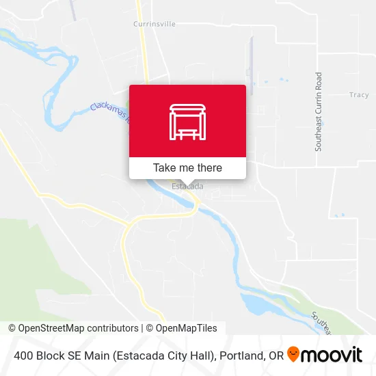 400 Block SE Main (Estacada City Hall) map