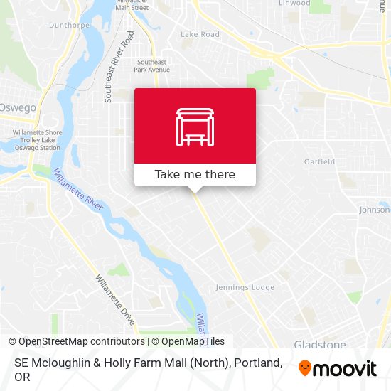 Mapa de SE Mcloughlin & Holly Farm Mall (North)