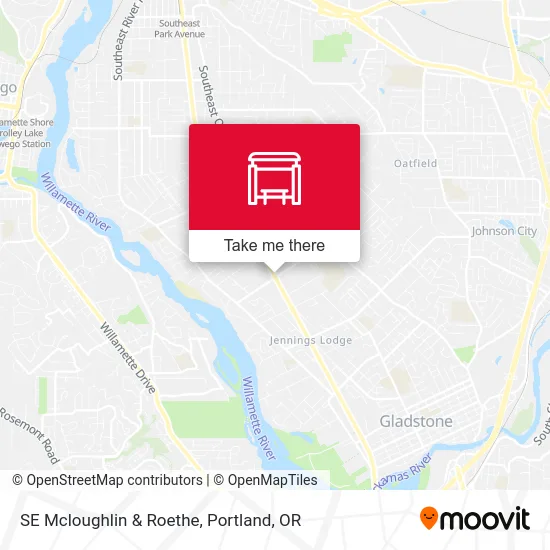 SE Mcloughlin & Roethe map