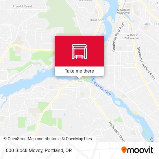 Mapa de 600 Block Mcvey