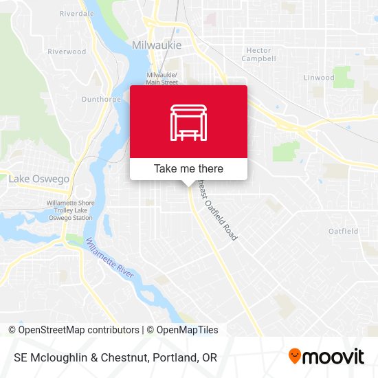 SE Mcloughlin & Chestnut map