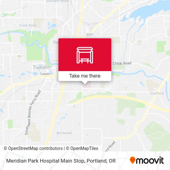 Mapa de Meridian Park Hospital Main Stop