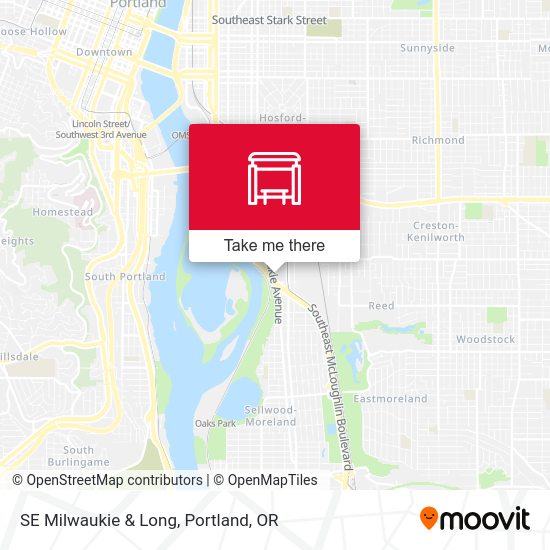 SE Milwaukie & Long map