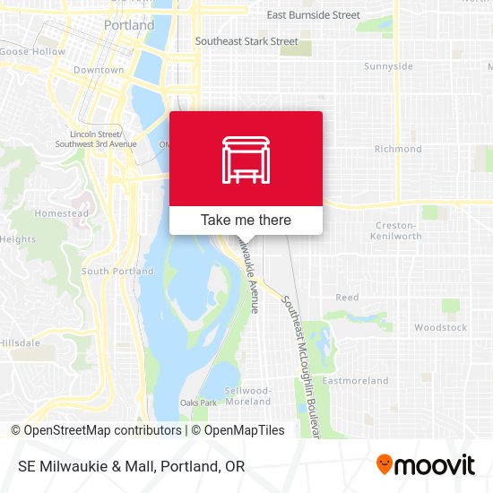 Mapa de SE Milwaukie & Mall