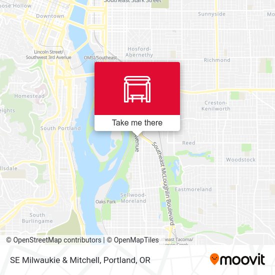 Mapa de SE Milwaukie & Mitchell