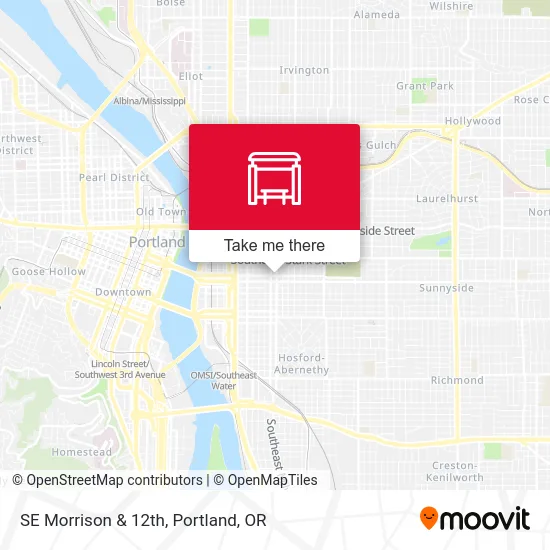 Mapa de SE Morrison & 12th
