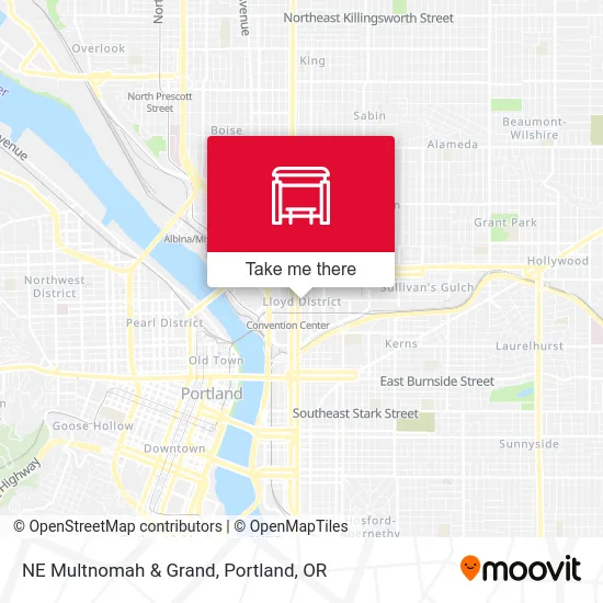 Mapa de NE Multnomah & Grand