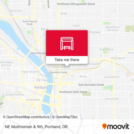 Mapa de NE Multnomah & 9th