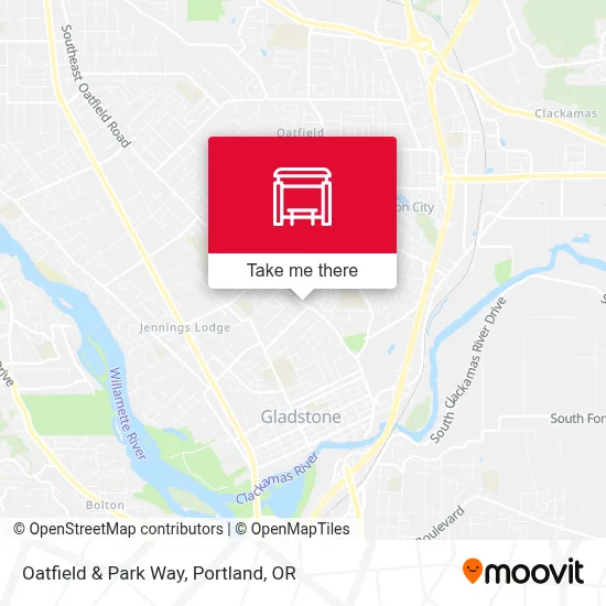 Oatfield & Park Way map