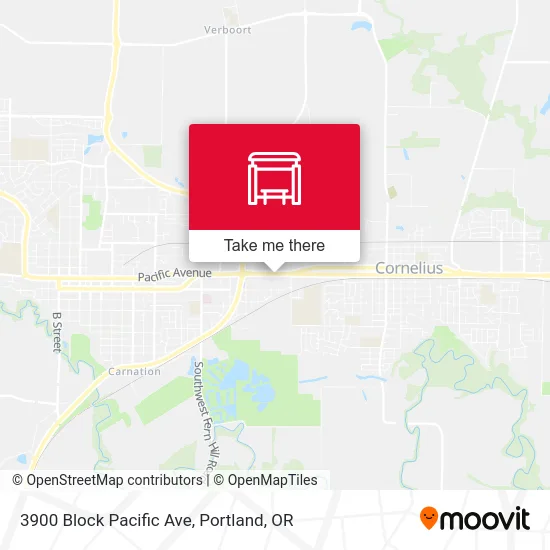 3900 Block Pacific Ave map