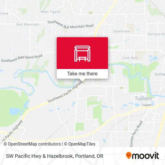 Mapa de SW Pacific Hwy & Hazelbrook