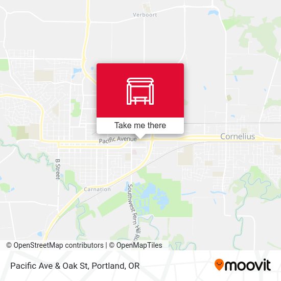 Mapa de Pacific Ave & Oak St