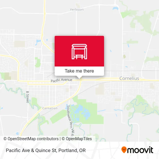 Mapa de Pacific Ave & Quince St