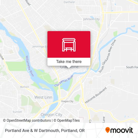 Portland Ave & W Dartmouth map